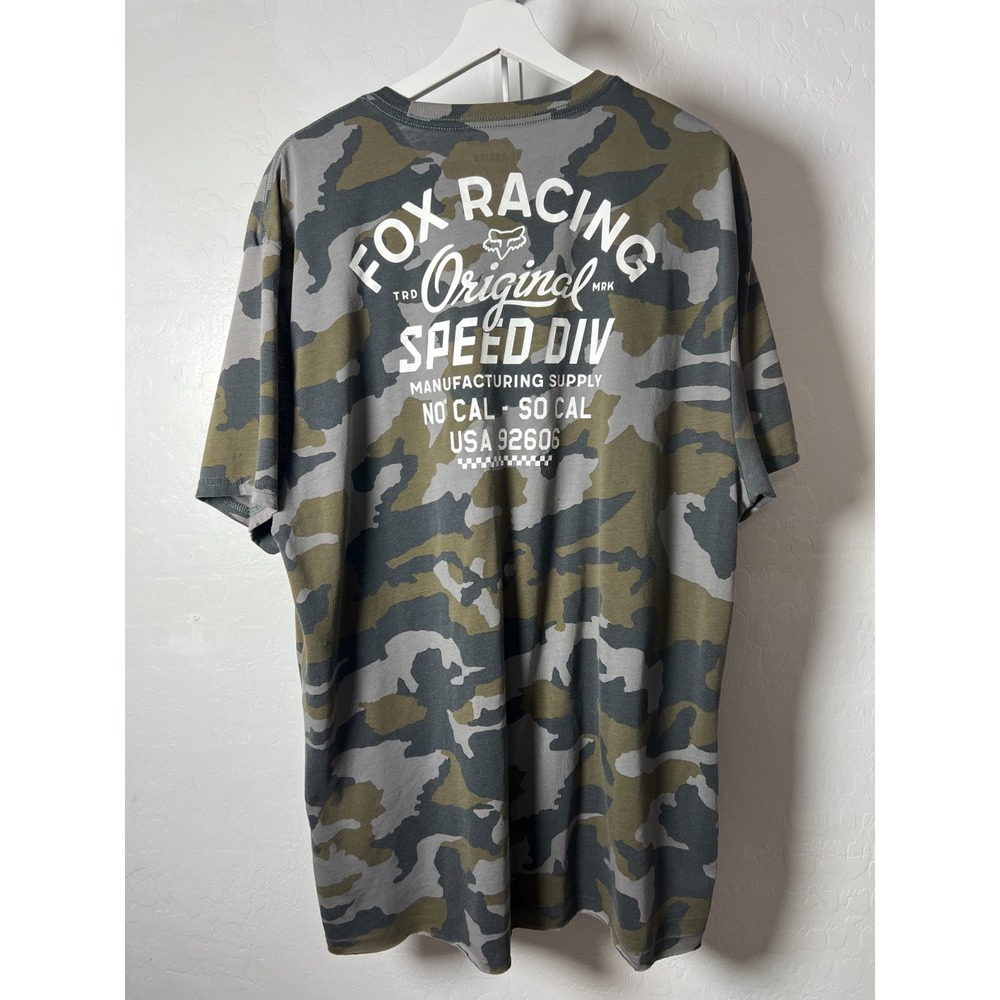 Fox Racing Premium Tee T Shirt Camo Rare Design Size XXL